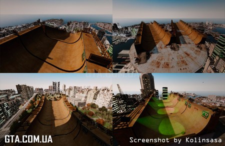 Две ветки трамплинов